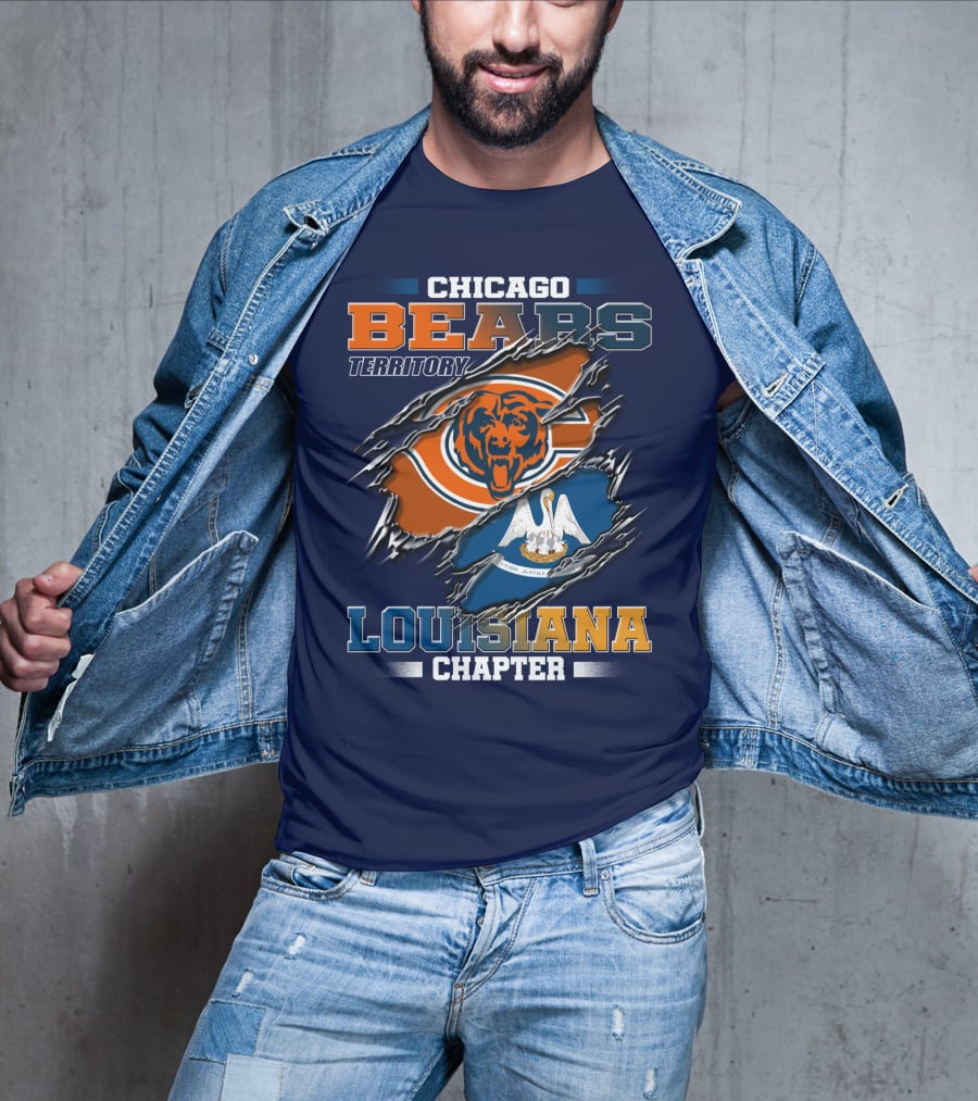 Chicago Bears Territory Louisiana Chapter T-Shirt