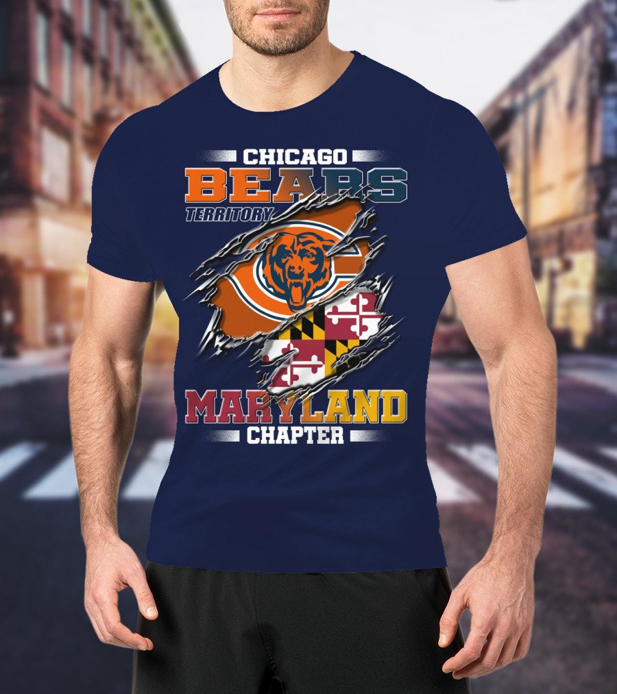 Chicago Bears Territory Maryland Chapter T-Shirt