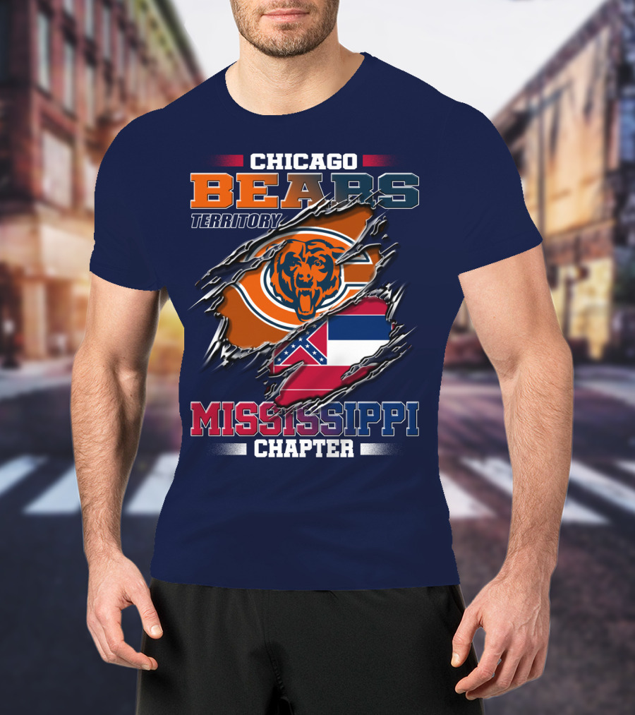 Chicago Bears Territory Mississippi Chapter T-Shirt