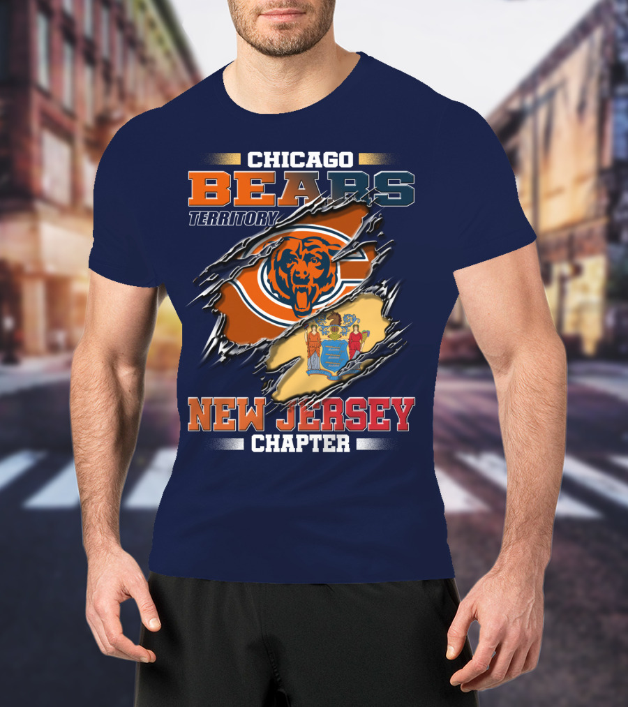 Chicago Bears Territory New Jersey Chapter T-Shirt