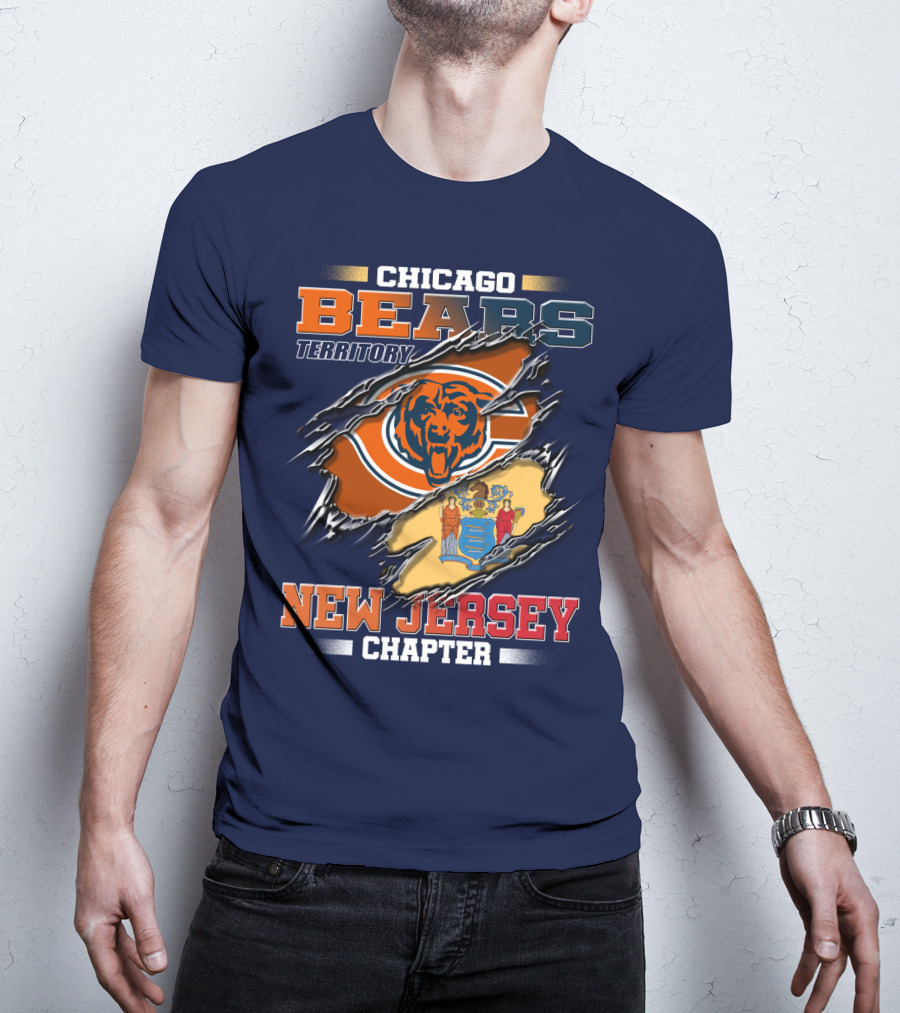 Chicago Bears Territory New Jersey Chapter T-Shirt