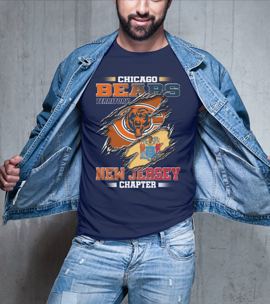 Chicago Bears Territory New Jersey Chapter T-Shirt