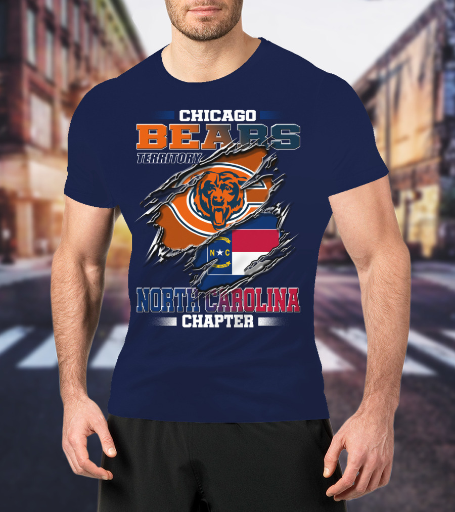 Chicago Bears Territory North Carolina Chapter T-Shirt