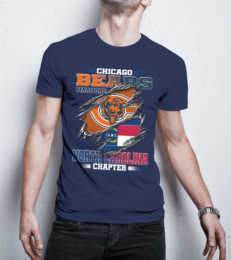 Chicago Bears Territory North Carolina Chapter T-Shirt