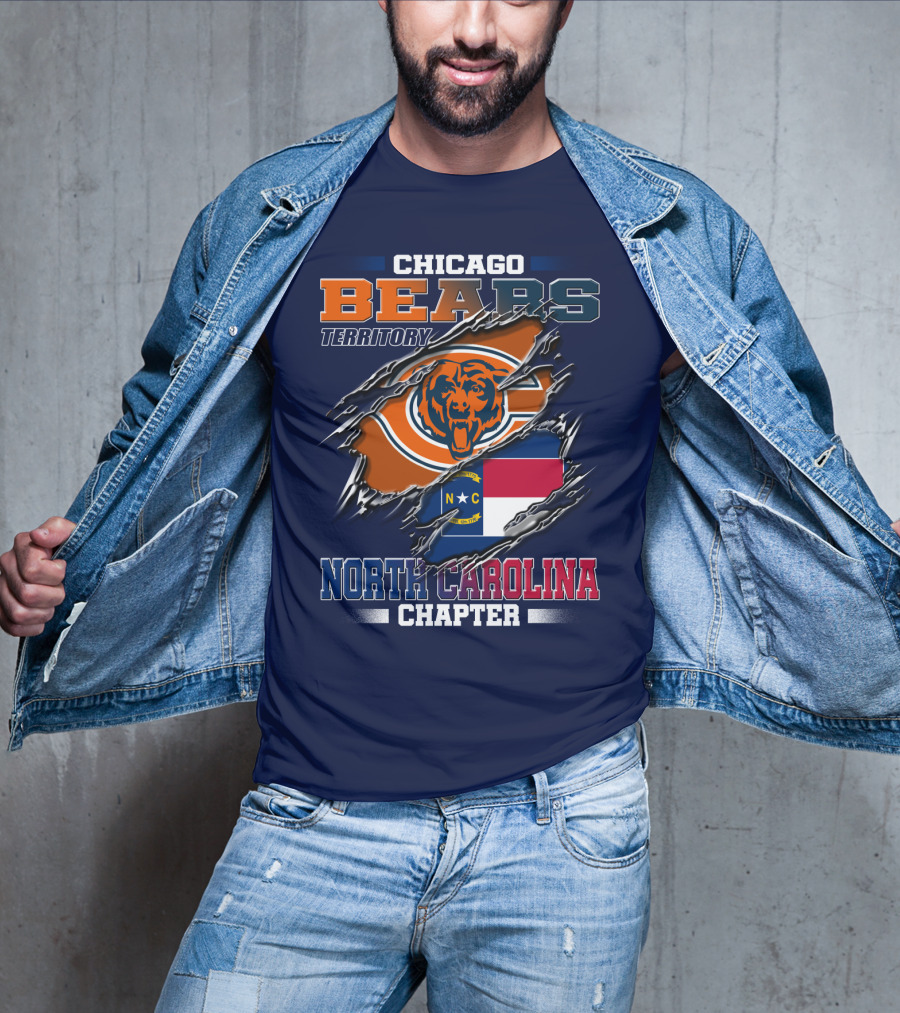 Chicago Bears Territory North Carolina Chapter T-Shirt