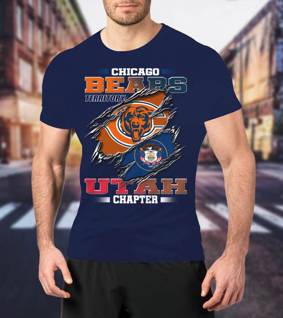 Chicago Bears Territory Utah Chapter T-Shirt