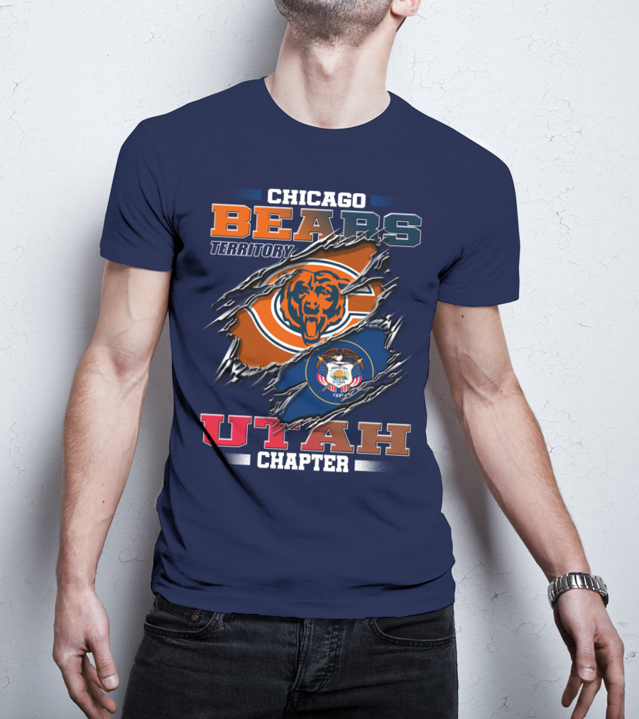 Chicago Bears Territory Utah Chapter T-Shirt
