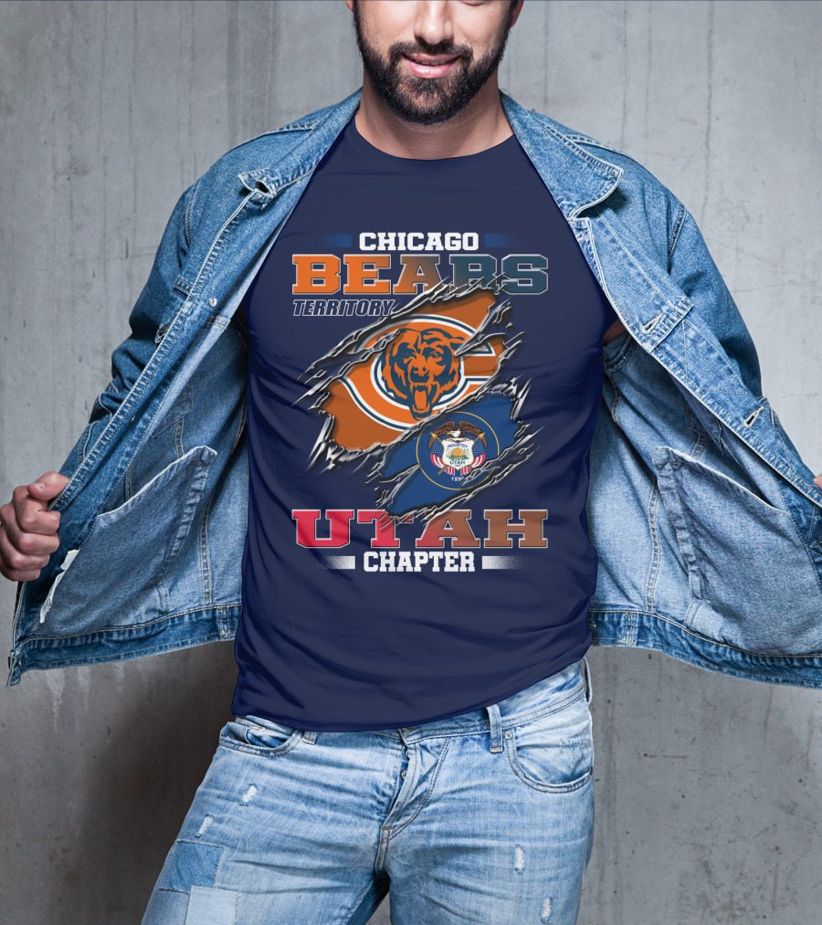 Chicago Bears Territory Utah Chapter T-Shirt