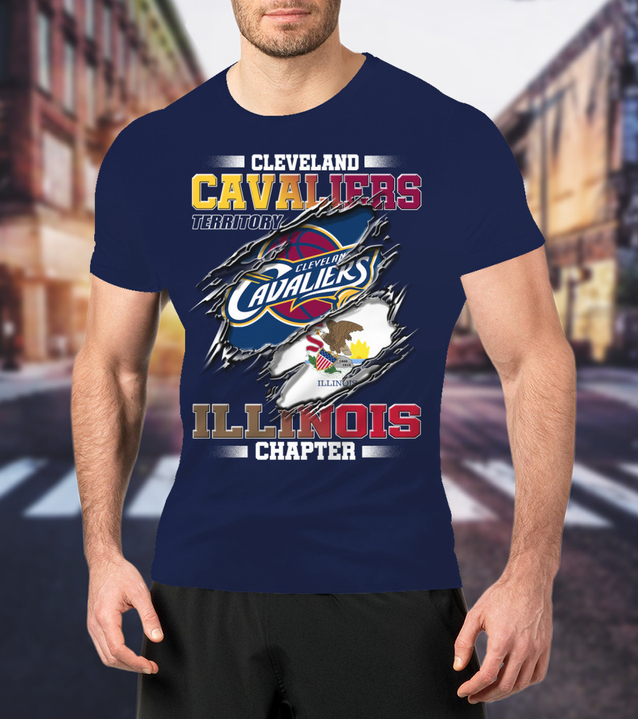 Cleveland Cavaliers Territory Illinois Chapter T-Shirt