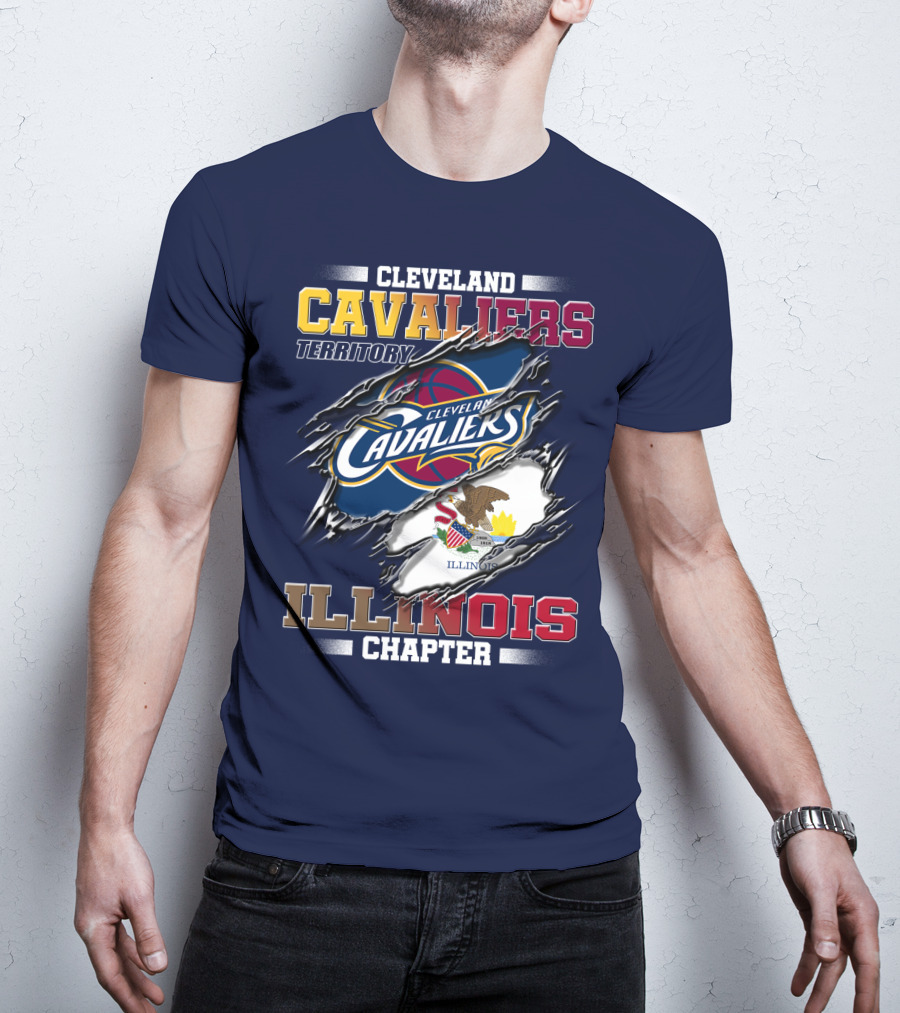 Cleveland Cavaliers Territory Illinois Chapter T-Shirt