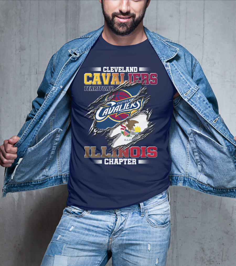 Cleveland Cavaliers Territory Illinois Chapter T-Shirt