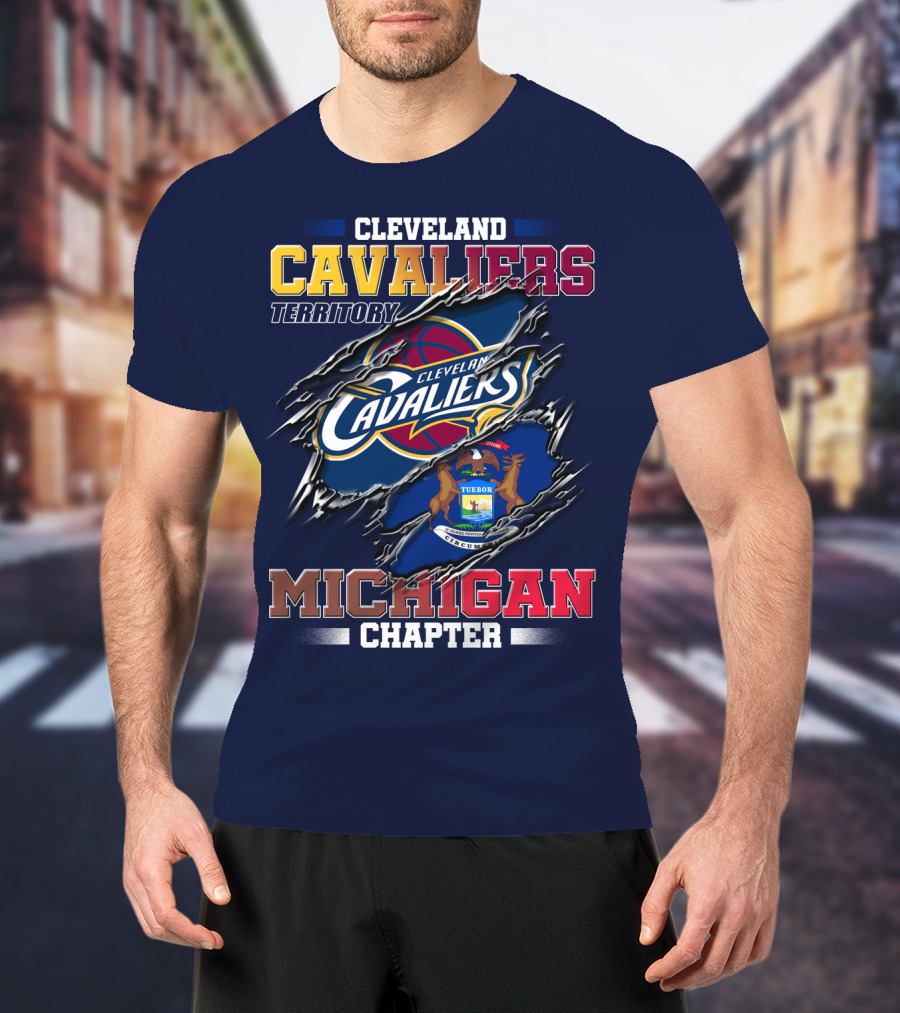 Cleveland Cavaliers Territory Michigan Chapter T-Shirt