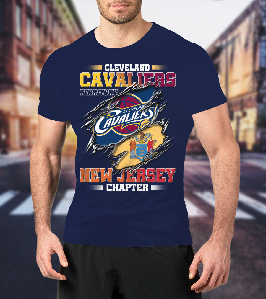 Cleveland Cavaliers Territory New Jersey Chapter T-Shirt