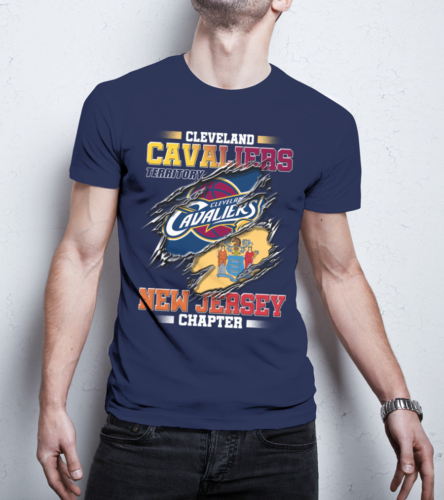 Cleveland Cavaliers Territory New Jersey Chapter T-Shirt