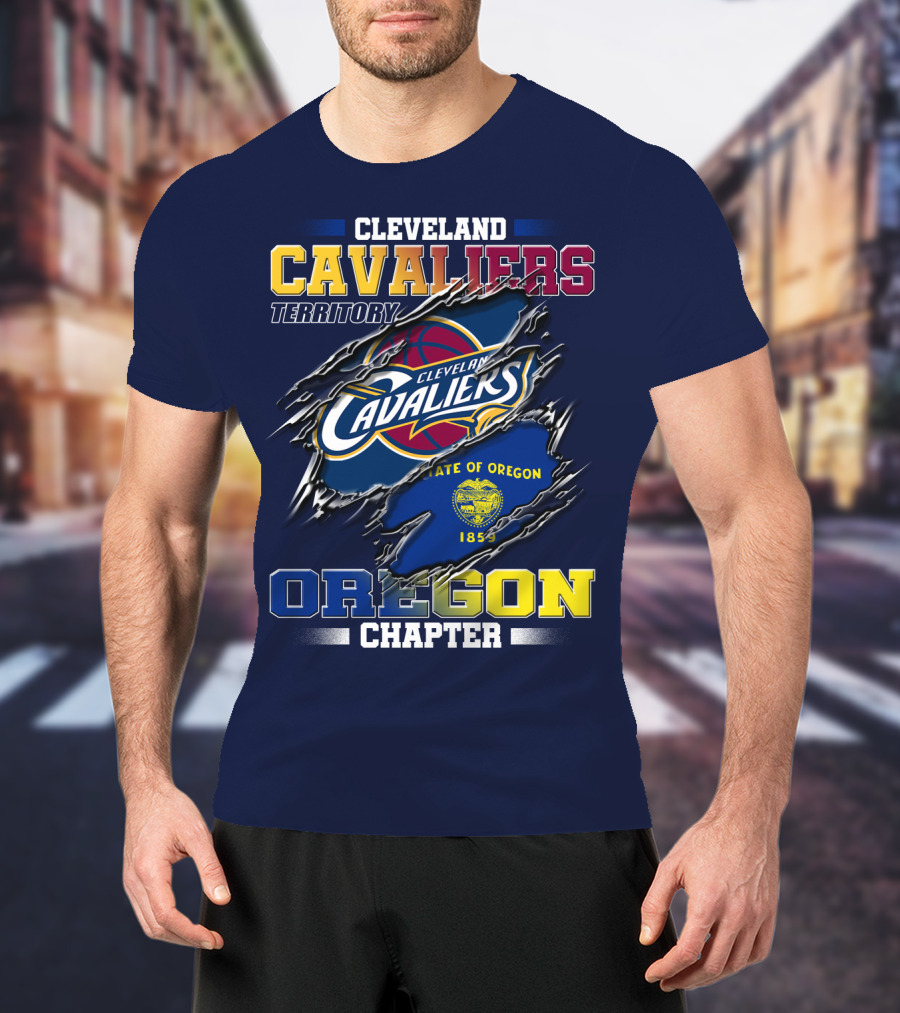 Cleveland Cavaliers Territory Oregon Chapter State Of Oregon 1859 T-Shirt
