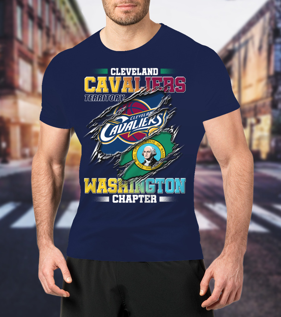 Cleveland Cavaliers Territory Washington Chapter T-Shirt
