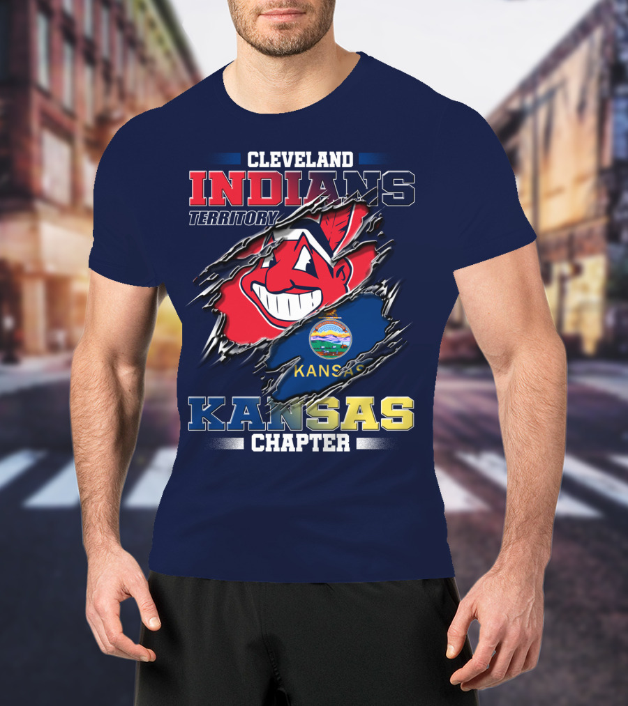 Cleveland Indians Territory Kansas Chapter T-Shirt
