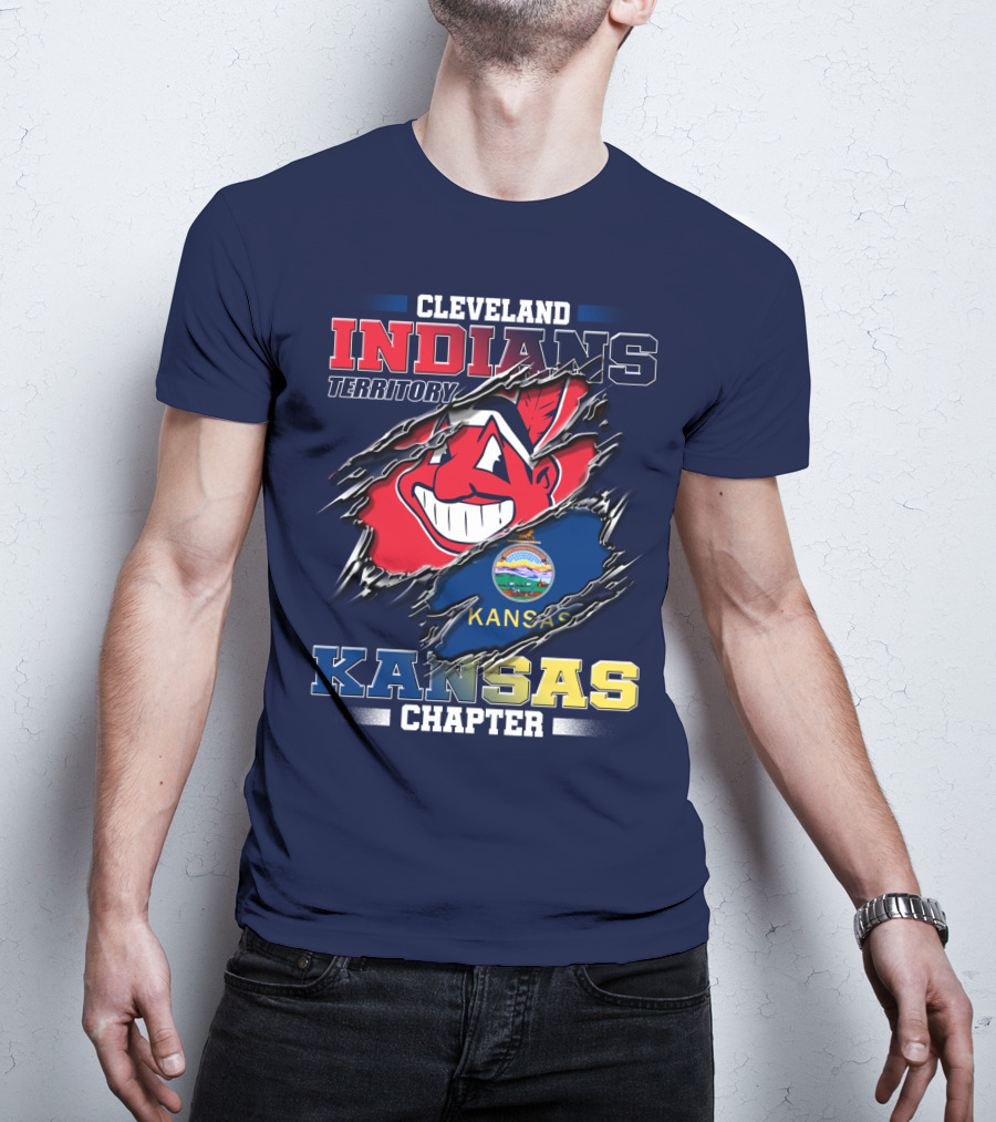 Cleveland Indians Territory Kansas Chapter T-Shirt