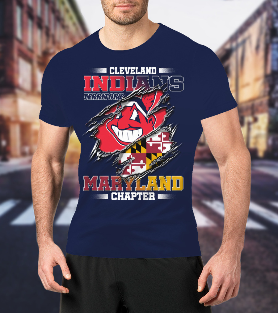 Cleveland Indians Territory Maryland Chapter T-Shirt