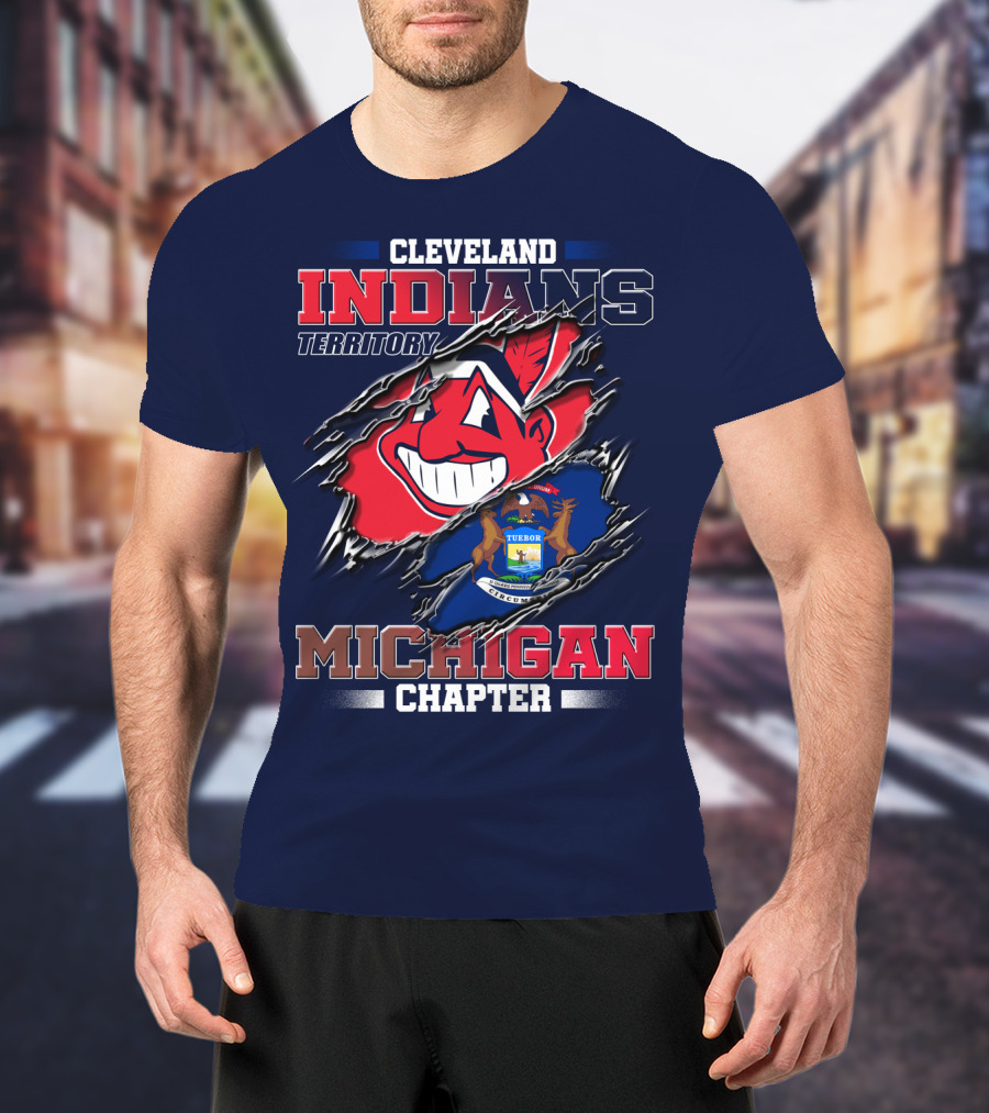 Cleveland Indians Territory Michigan Chapter T-Shirt