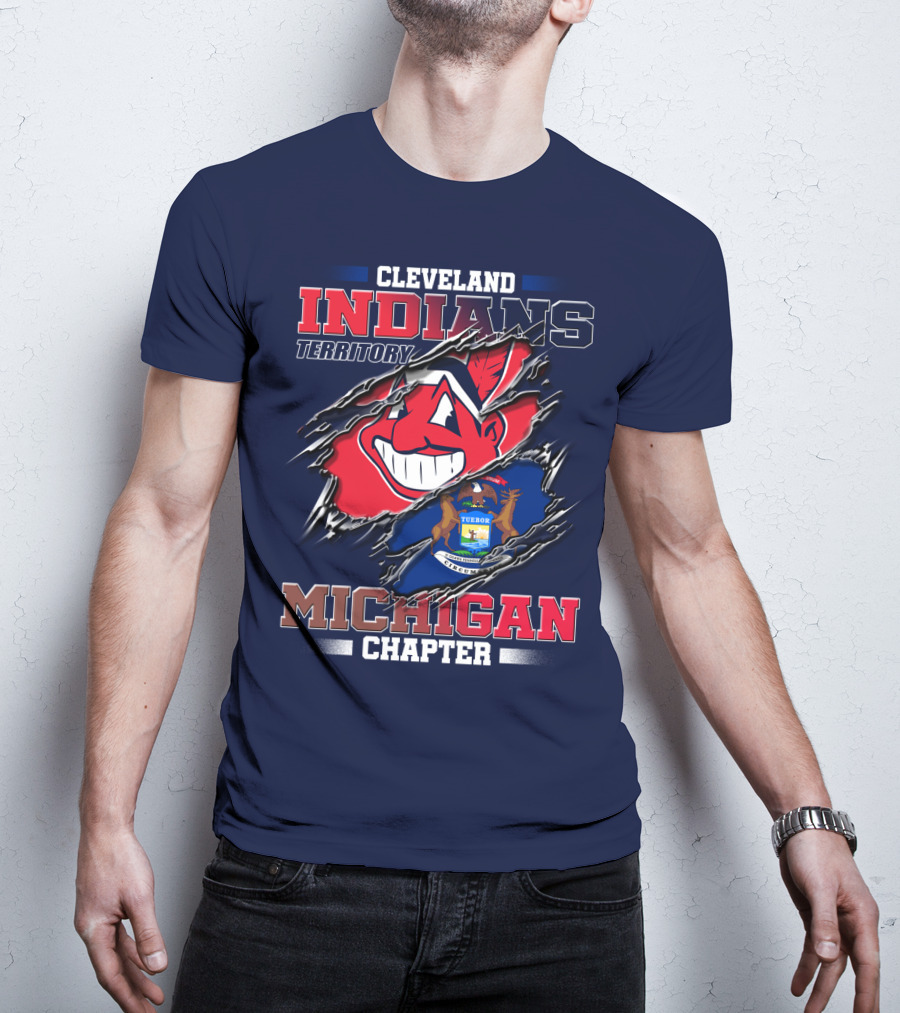 Cleveland Indians Territory Michigan Chapter T-Shirt