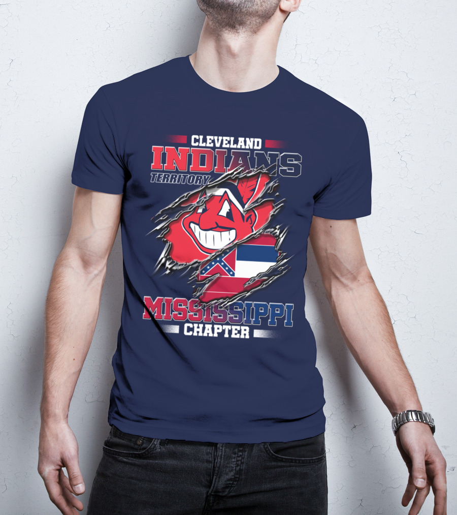 Cleveland Indians Territory Mississippi Chapter T-Shirt