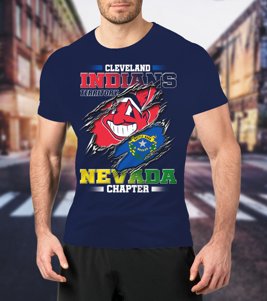 Cleveland Indians Territory Nevada Chapter Little Born T-Shirt