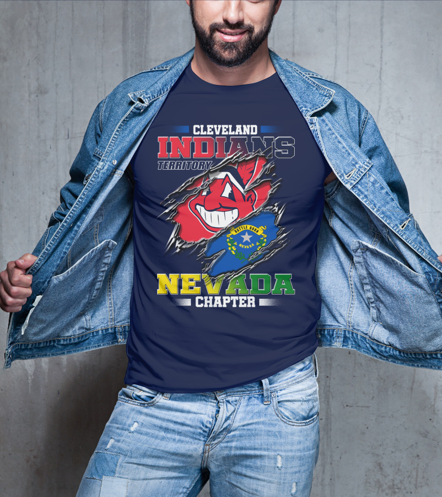 Cleveland Indians Territory Nevada Chapter Little Born T-Shirt