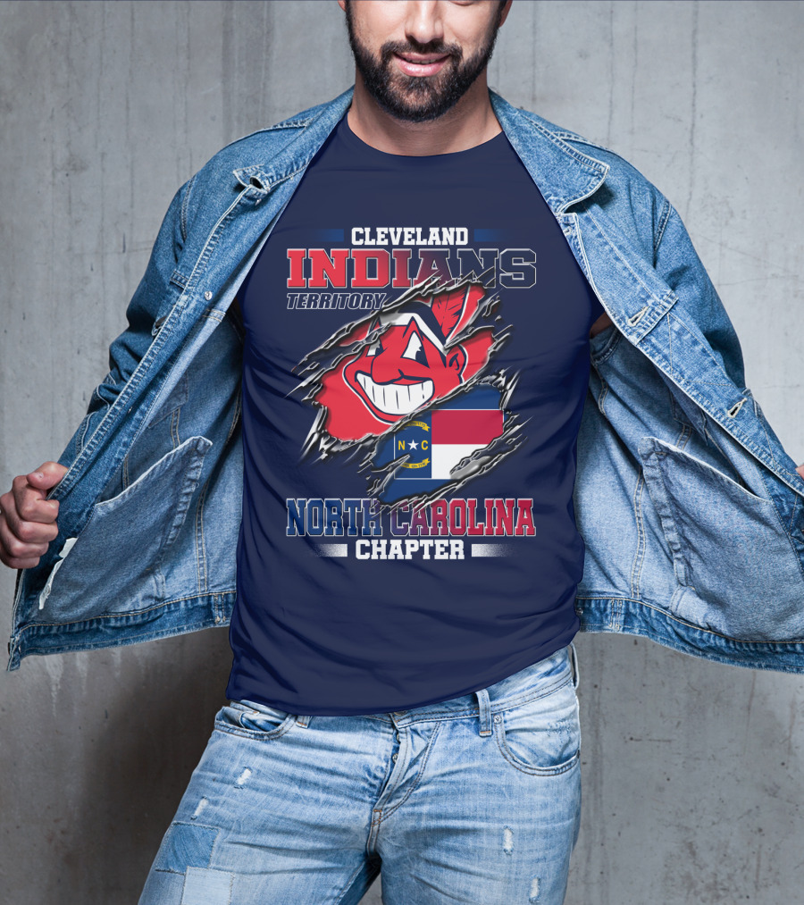 Cleveland Indians Territory North Carolina Chapter T-Shirt
