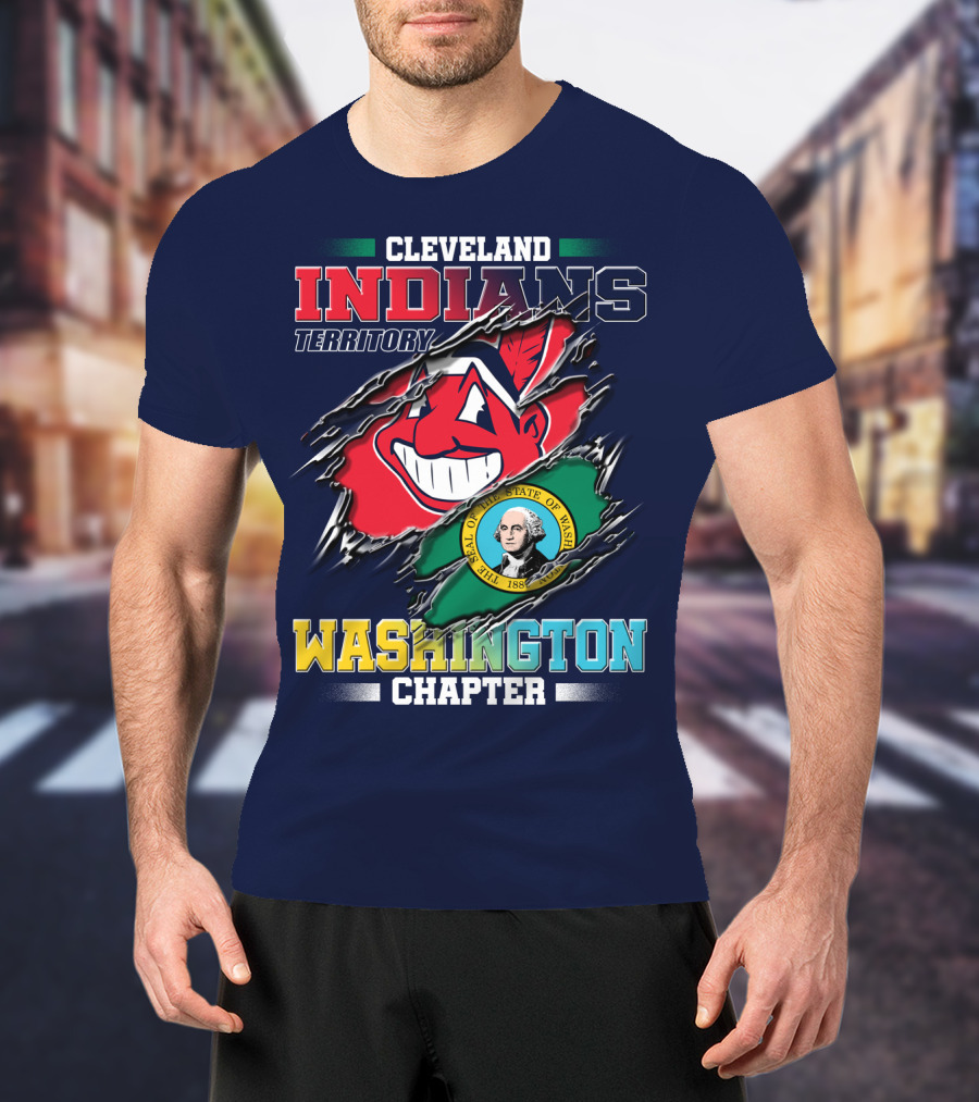 Cleveland Indians Territory Washington Chapter T-Shirt