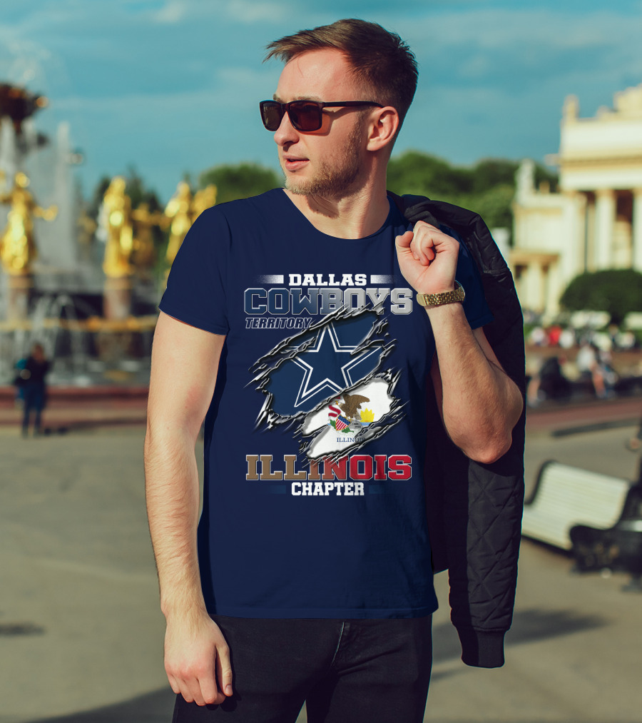 Dallas Cowboys Territory Illinois Chapter T-Shirt