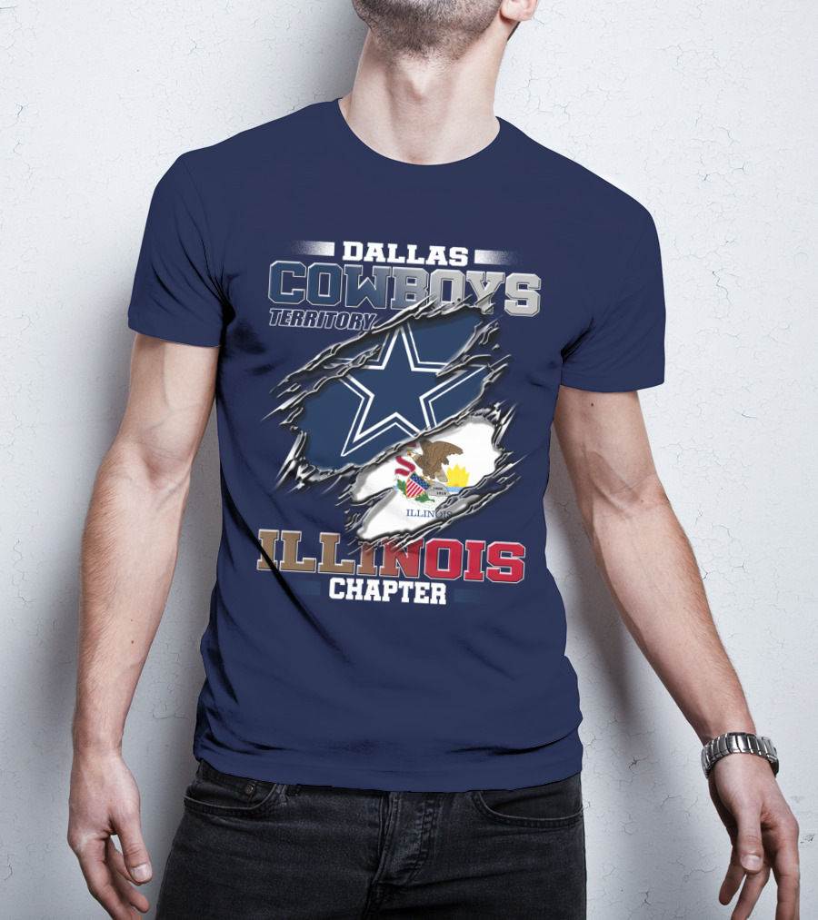 Dallas Cowboys Territory Illinois Chapter T-Shirt