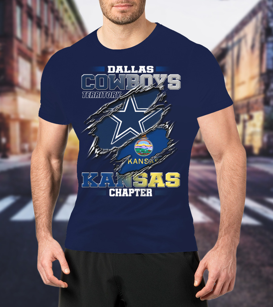Dallas Cowboys Territory Kansas Chapter T-Shirt