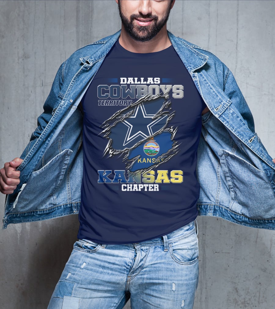 Dallas Cowboys Territory Kansas Chapter T-Shirt