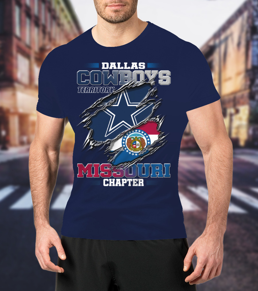 Dallas Cowboys Territory Missouri Chapter T-Shirt