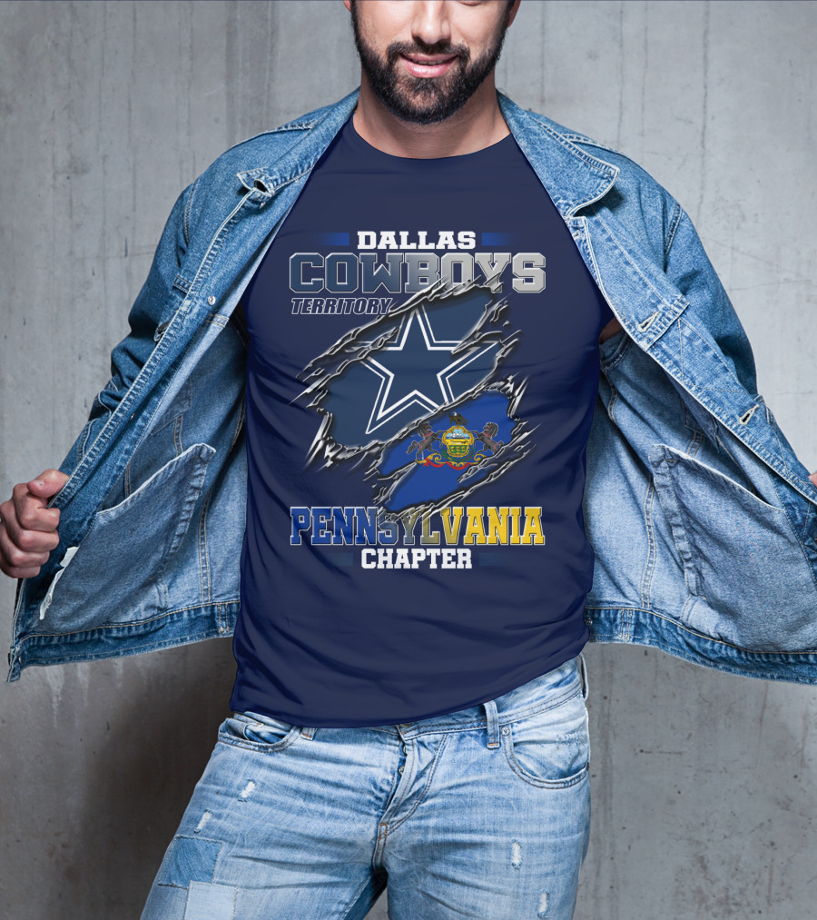 Dallas Cowboys Territory Pennsylvania Chapter T-Shirt