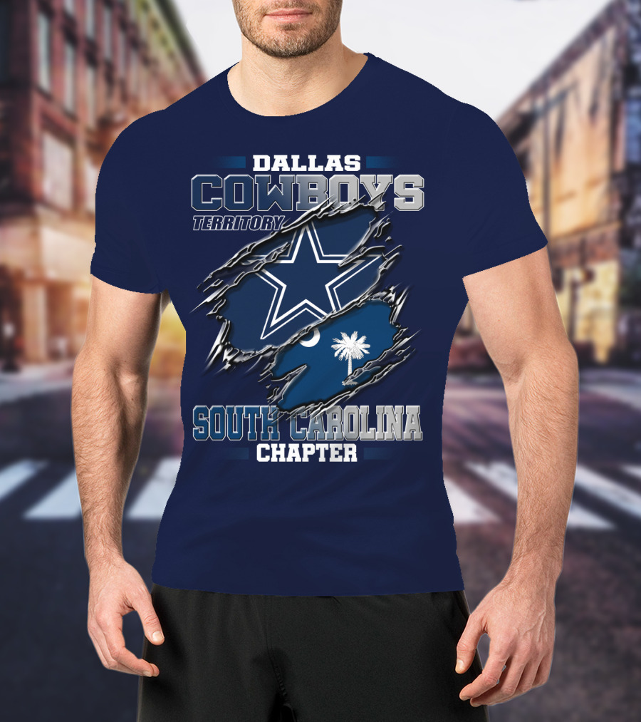Dallas Cowboys Territory South Carolina Chapter T-Shirt