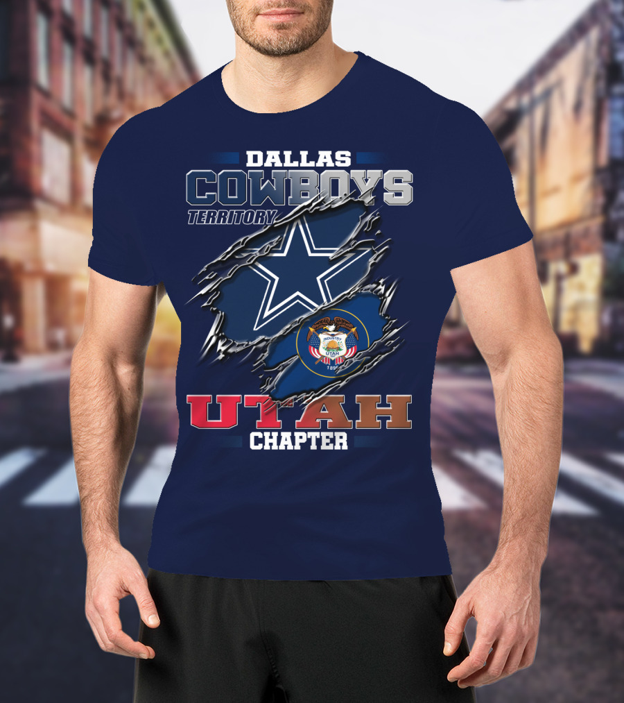 Dallas Cowboys Territory Utah Chapter T-Shirt