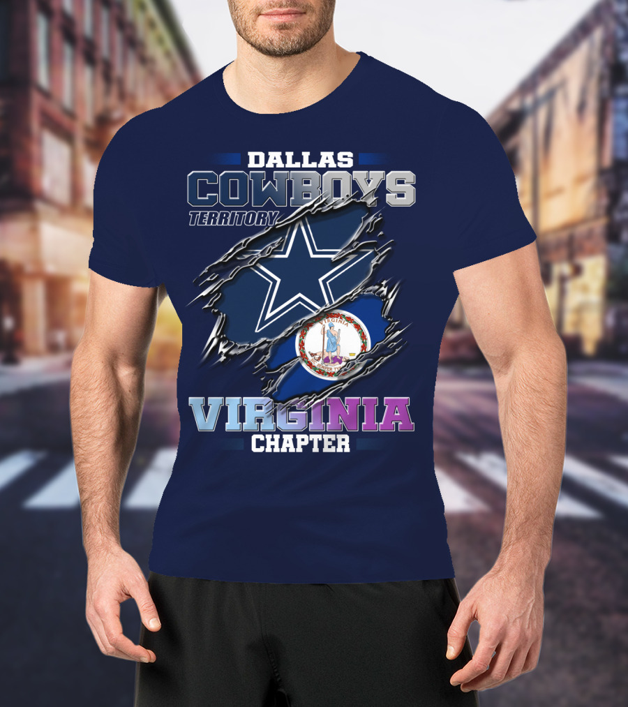 Dallas Cowboys Territory Virginia Chapter T-Shirt