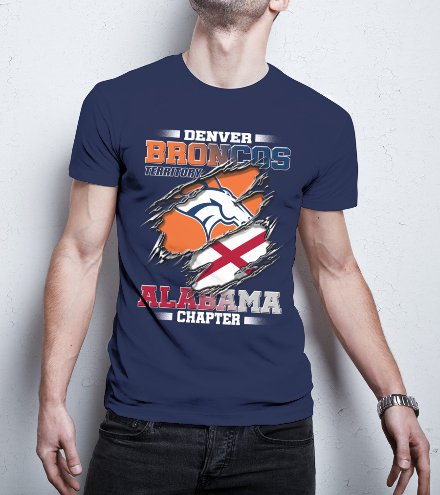 Denver Broncos Territory Alabama Chapter T-Shirt