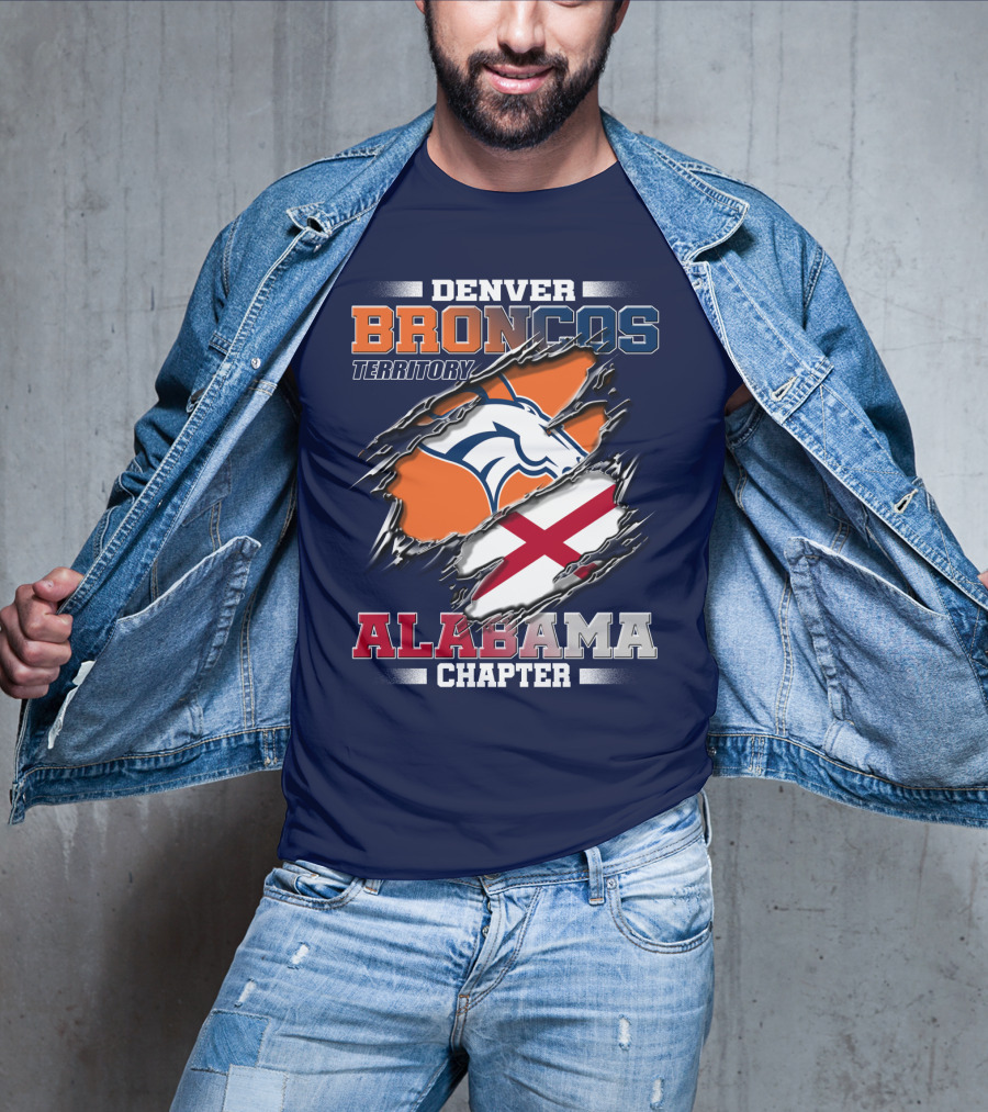 Denver Broncos Territory Alabama Chapter T-Shirt