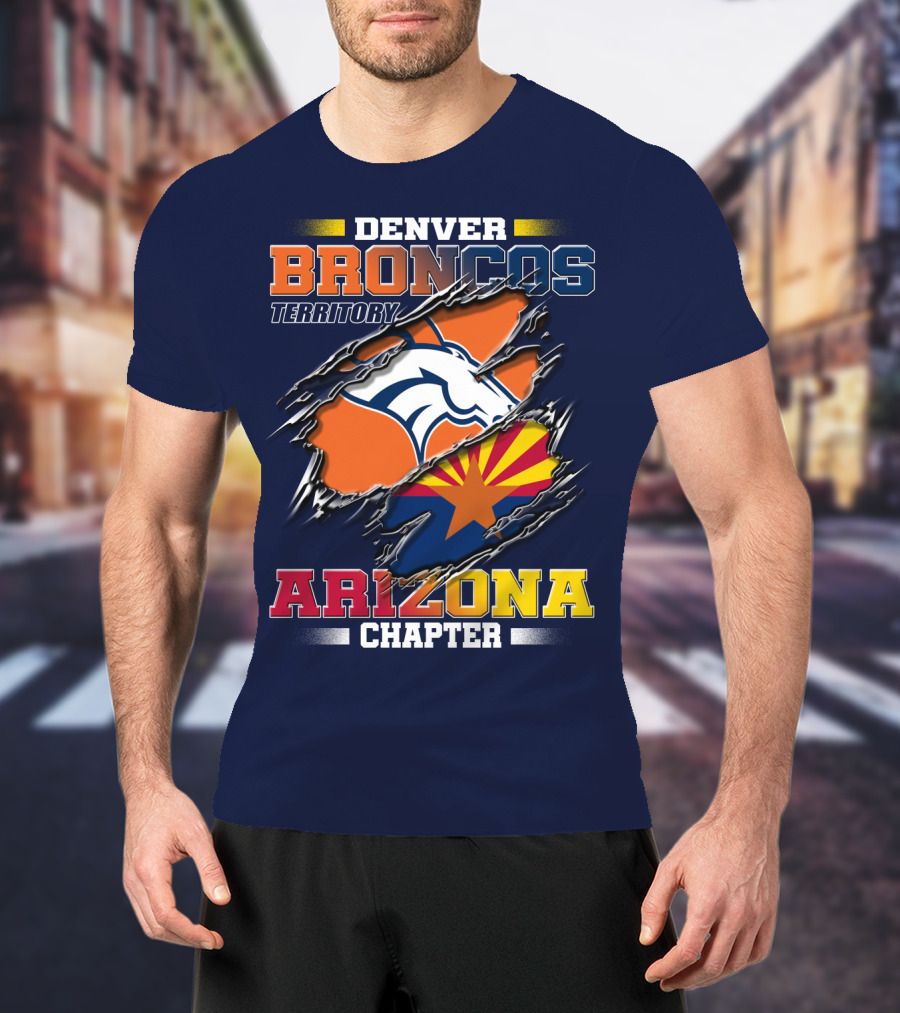 Denver Broncos Territory Arizona Chapter T-Shirt