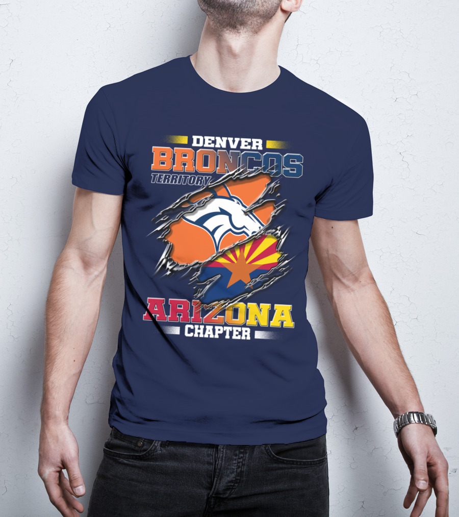 Denver Broncos Territory Arizona Chapter T-Shirt