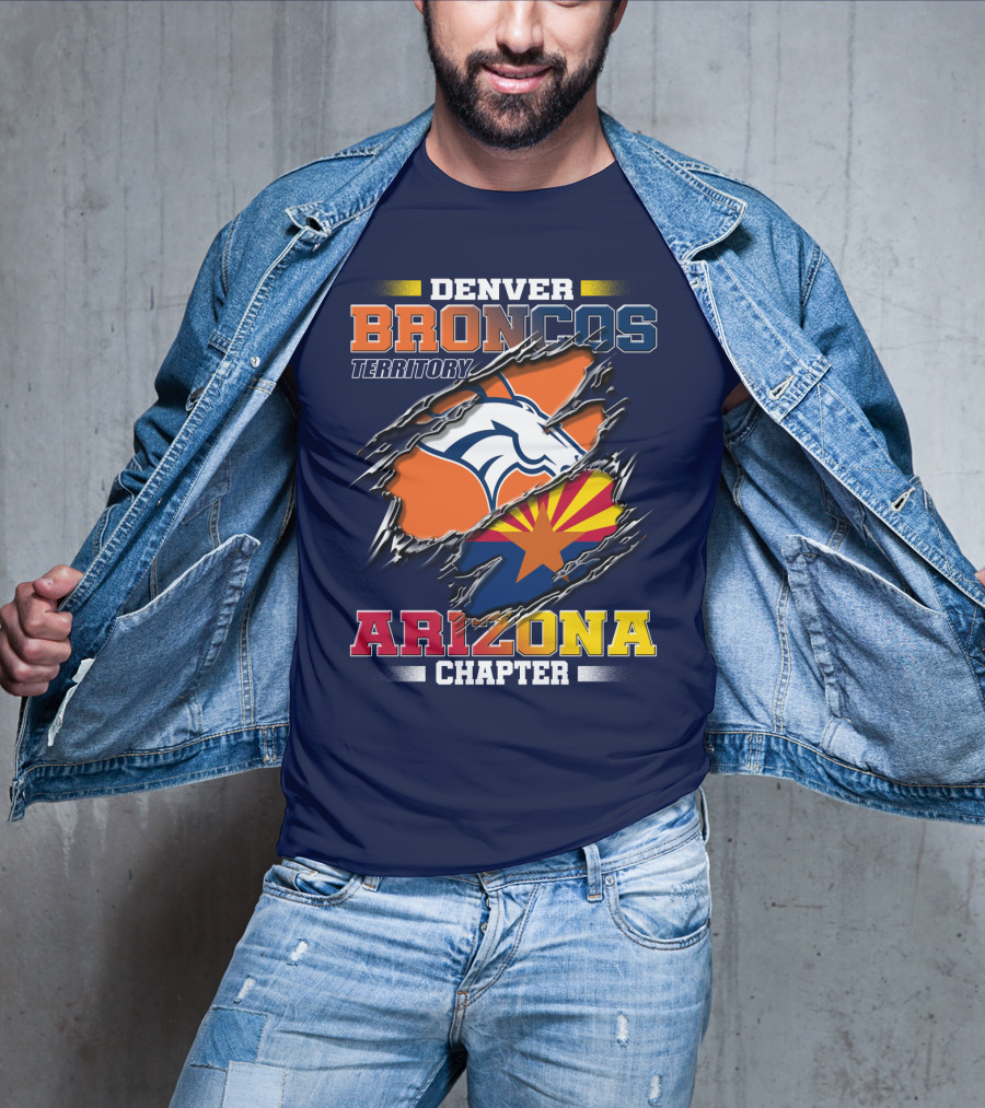 Denver Broncos Territory Arizona Chapter T-Shirt