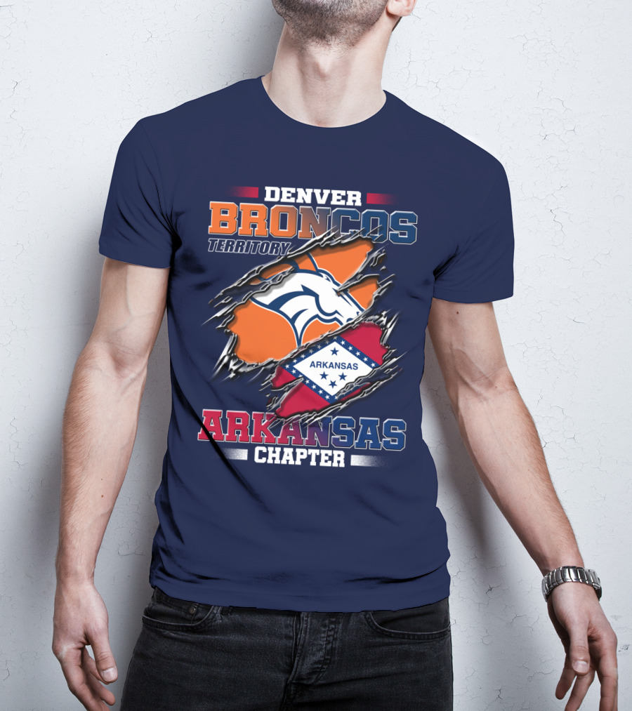 Denver Broncos Territory Arkansas Chapter T-Shirt