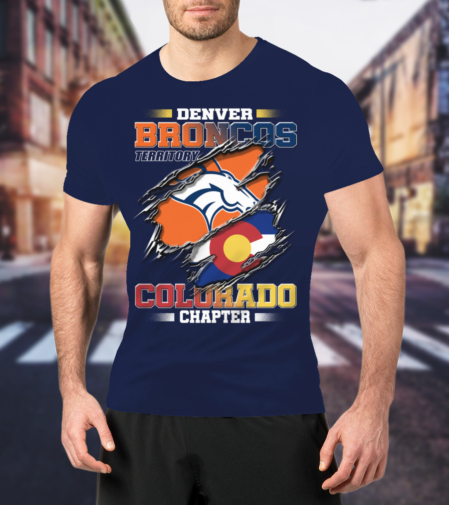 Denver Broncos Territory Colorado Chapter T-Shirt