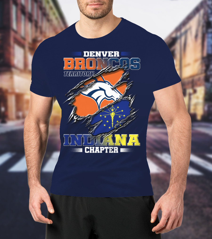 Denver Broncos Territory Indiana Chapter T-Shirt
