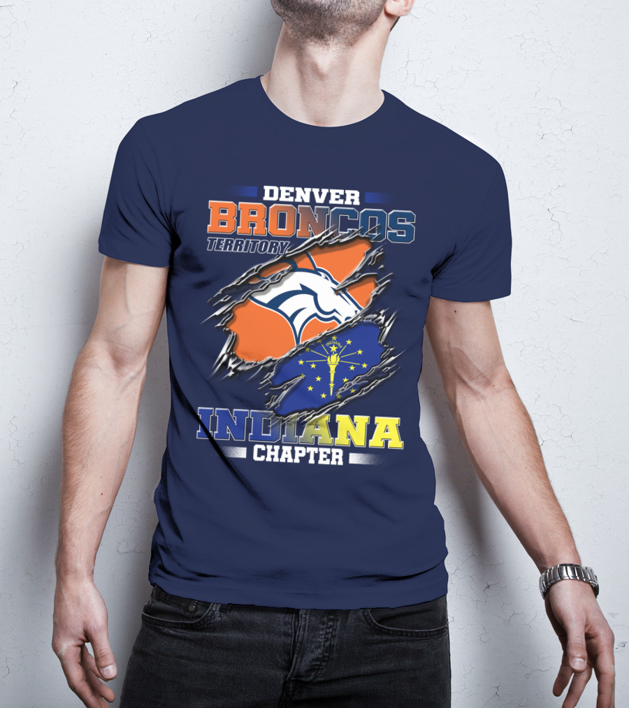 Denver Broncos Territory Indiana Chapter T-Shirt