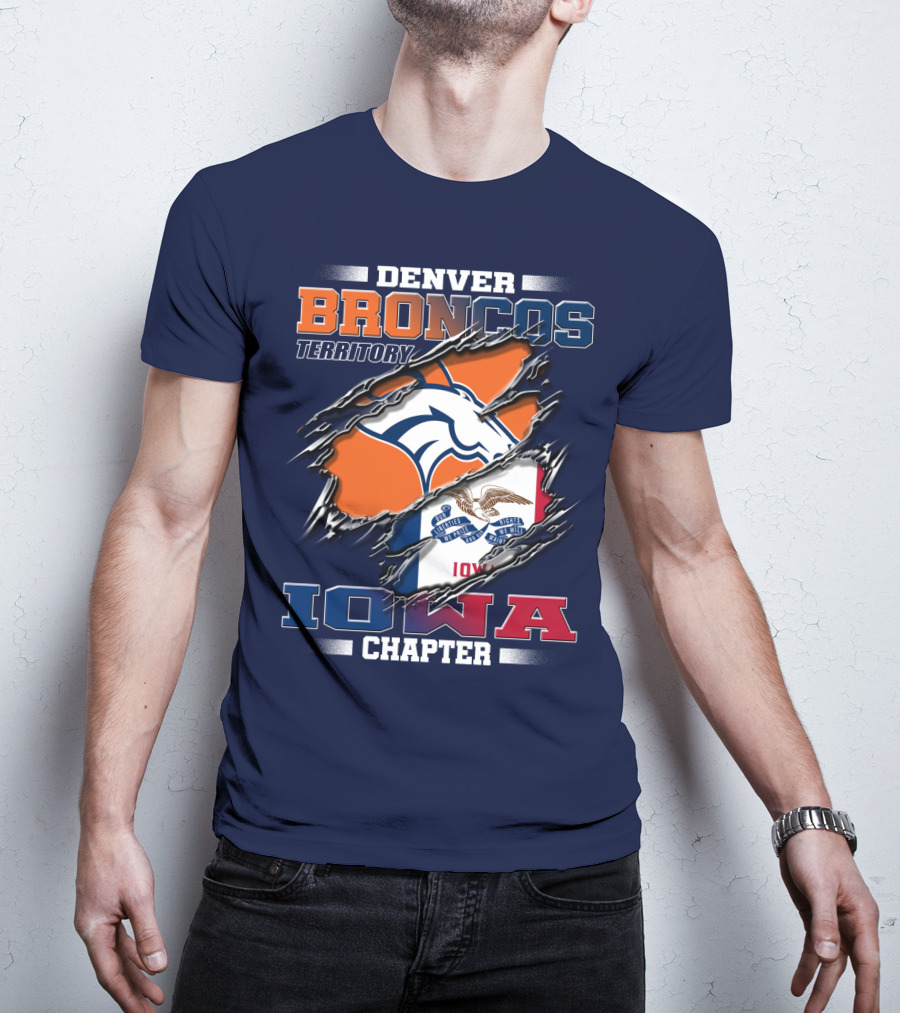 Denver Broncos Territory Iowa Chapter T-Shirt