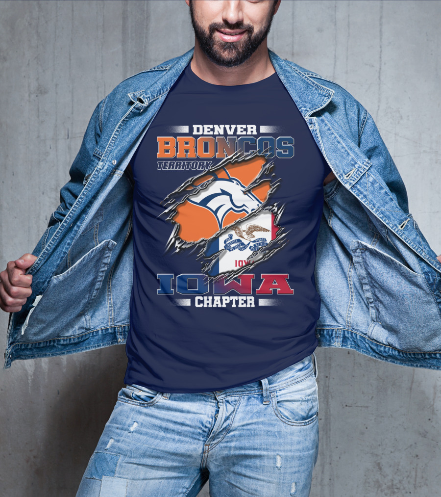 Denver Broncos Territory Iowa Chapter T-Shirt